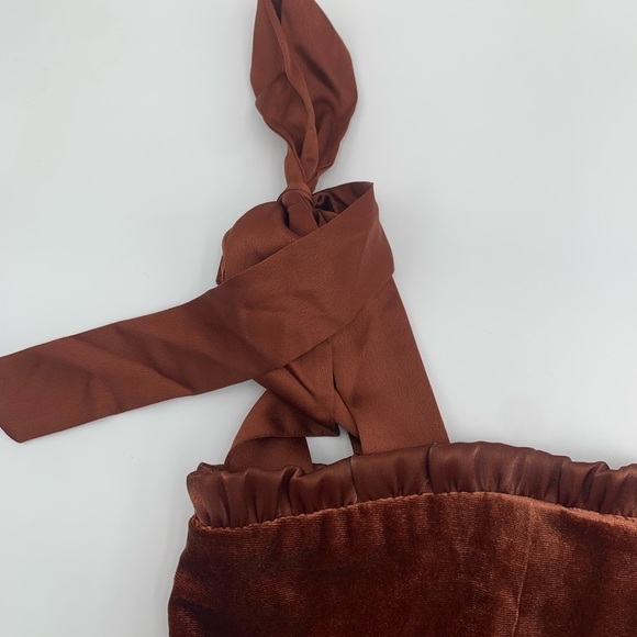 DANIELLE BERNSTEIN VELVET SHORT MINI DRESS BRAND NEW - Picture 11 of 11